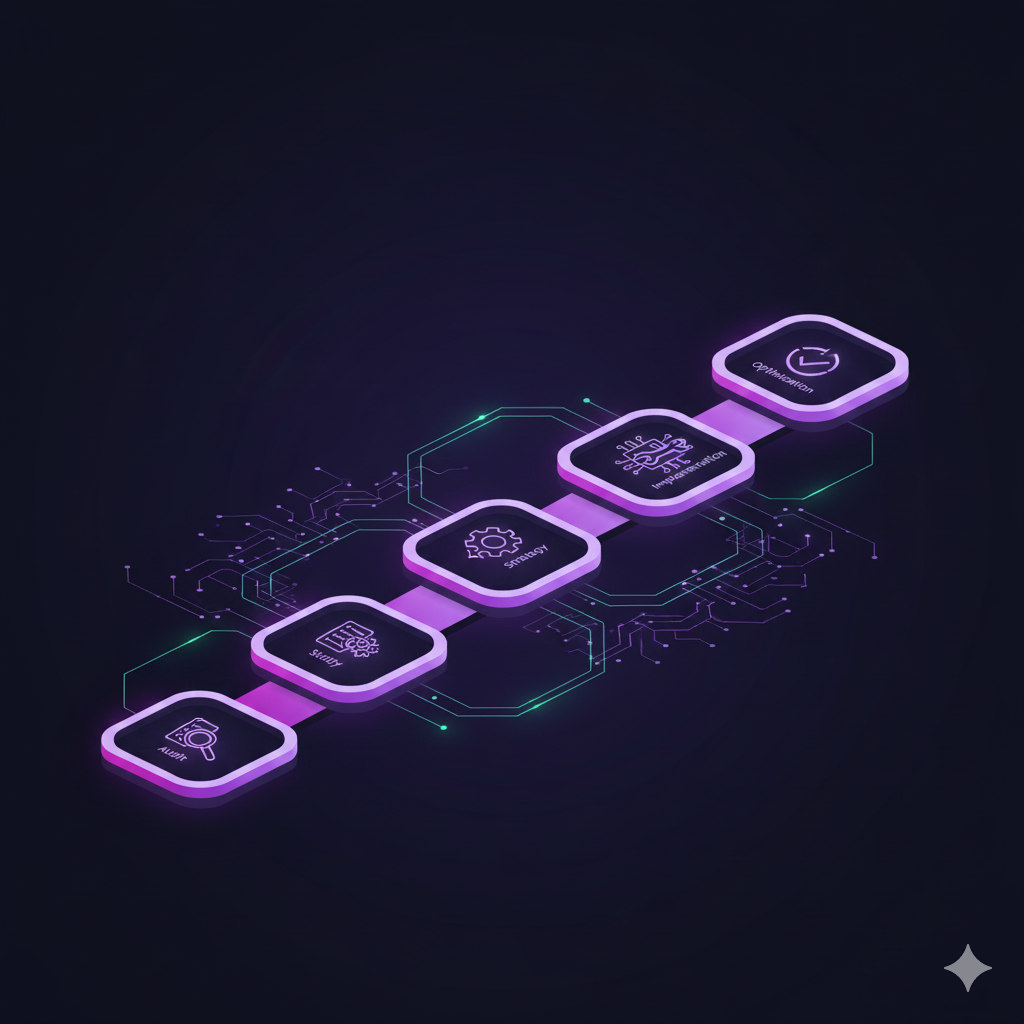 Les 4 étapes clés pour intégrer l'IA dans votre entreprise